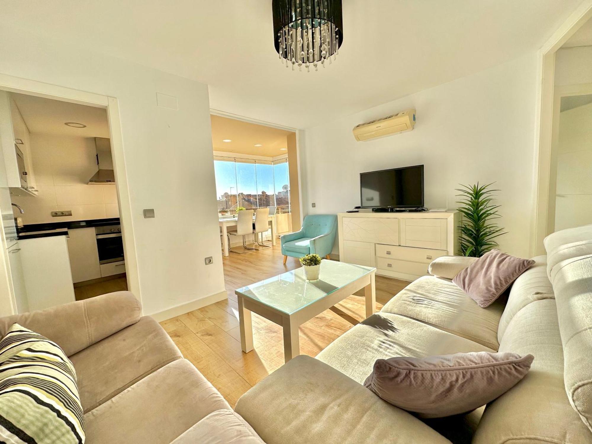 Gorgeous Apartment At The Sea In La Carihuela! Torremolinos Exteriér fotografie